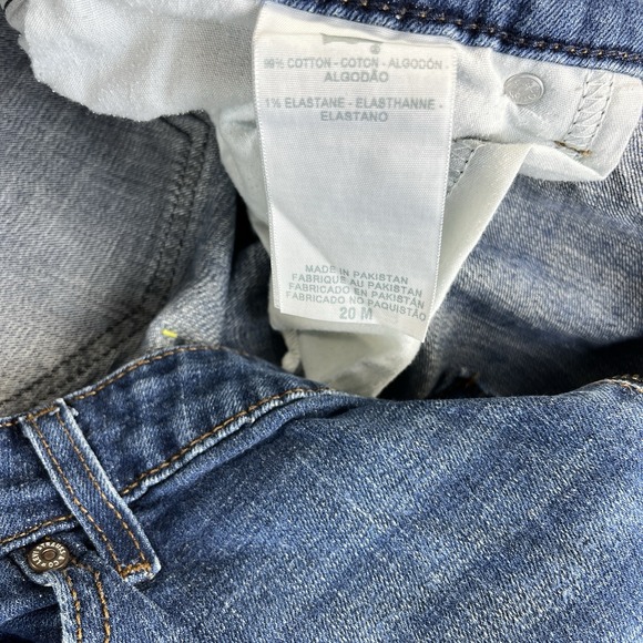 Levi's 580 Bootcut High Rise Jeans Women 20M/36X30 1/2 Flap Pocket medium wash - Picture 3 of 11